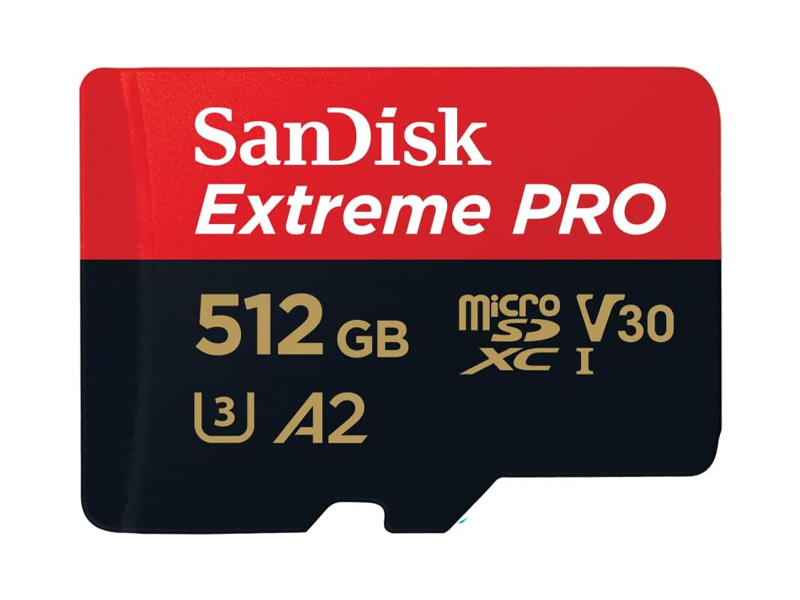 SanDisk Extreme Pro 512GB 200MB/s MicroSD Card